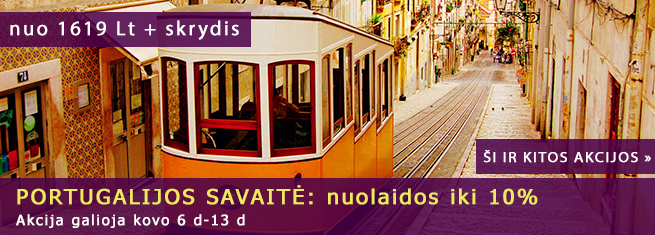 Portugalijos savaitė: nuolaidos iki 10%